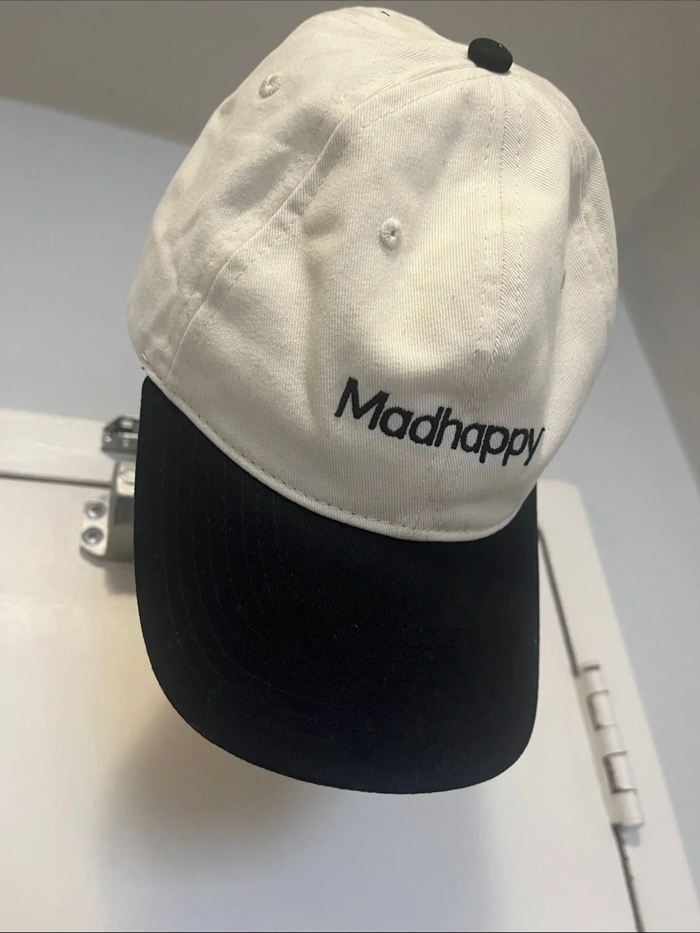 Madhappy men’s Two-Tone Cream and Black Cap